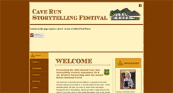 Desktop Screenshot of caverunstoryfest.org